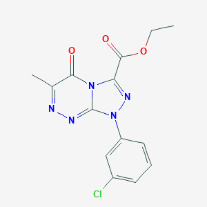 Ethyl 1-(3-chlorophenyl)-6-methyl-5-oxo-[1,2,4]triazolo[3,4-c][1,2,4]triazine-3-carboxylate