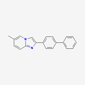 2-(4-Biphenylyl)-6-methylimidazo[1,2-a]pyridine