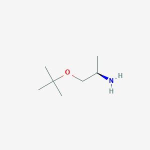 molecular formula C7H17NO B2920963 (2R)-1-(叔丁氧基)丙烷-2-胺 CAS No. 1567989-21-2