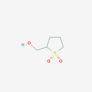 molecular formula C5H10O3S B2920968 2-(Hydroxymethyl)-1lambda6-thiolane-1,1-dione CAS No. 1785360-85-1