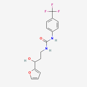 1-(3-(Furan-2-yl)-3-hydroxypropyl)-3-(4-(trifluoromethyl)phenyl)urea