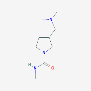 3-[(Dimethylamino)methyl]-N-methylpyrrolidine-1-carboxamide