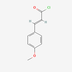 molecular formula C10H9ClO2 B2920996 3-(4-Methoxyphenyl)acryloyl chloride CAS No. 34446-64-5; 42996-84-9