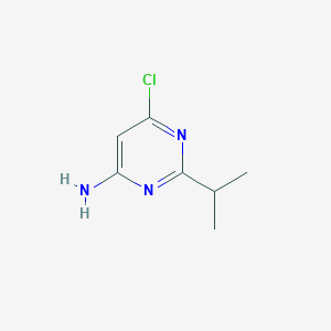 molecular formula C7H10ClN3 B2921014 6-Chloro-2-isopropyl-4-pyrimidinamine CAS No. 691401-07-7