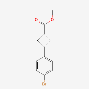 Methyl 3-(4-bromophenyl)cyclobutanecarboxylate