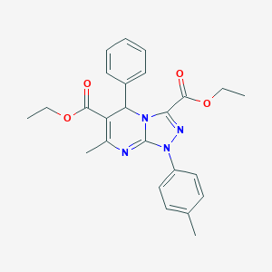 Diethyl 7-methyl-1-(4-methylphenyl)-5-phenyl-1,5-dihydro[1,2,4]triazolo[4,3-a]pyrimidine-3,6-dicarboxylate