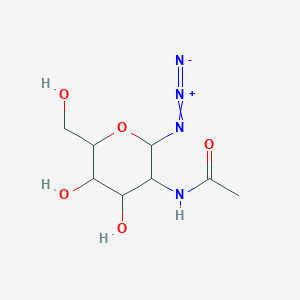 molecular formula C8H14N4O5 B2921060 N-[2-azido-4,5-dihydroxy-6-(hydroxymethyl)oxan-3-yl]acetamide CAS No. 1094684-86-2