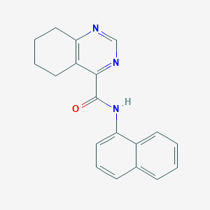 molecular formula C19H17N3O B2921129 N-(naphthalen-1-yl)-5,6,7,8-tetrahydroquinazoline-4-carboxamide CAS No. 2415488-01-4
