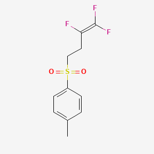 molecular formula C11H11F3O2S B2921181 (4-甲苯基)(二氧)(3,4,4-三氟-3-丁烯基)-lambda~6~-硫烷 CAS No. 343374-89-0