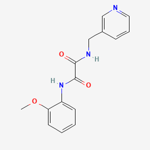 molecular formula C15H15N3O3 B2921206 N'-(2-methoxyphenyl)-N-(pyridin-3-ylmethyl)oxamide CAS No. 331863-20-8