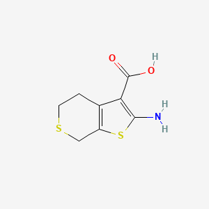 2-amino-4H,5H,7H-thieno[2,3-c]thiopyran-3-carboxylic acid