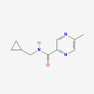 molecular formula C10H13N3O B2921336 N-(cyclopropylmethyl)-5-methylpyrazine-2-carboxamide CAS No. 2097899-97-1