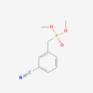 molecular formula C10H12NO3P B2921352 二甲基(3-氰基苄基)膦酸酯 CAS No. 287720-52-9