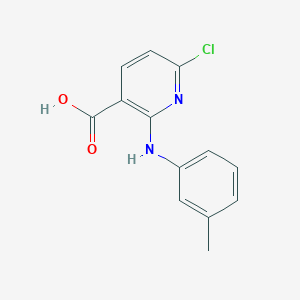 molecular formula C13H11ClN2O2 B2921416 6-Chloro-2-(3-methylanilino)pyridine-3-carboxylic acid CAS No. 1374969-90-0