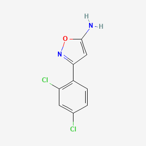 3-(2,4-Dichlorophenyl)-1,2-oxazol-5-amine