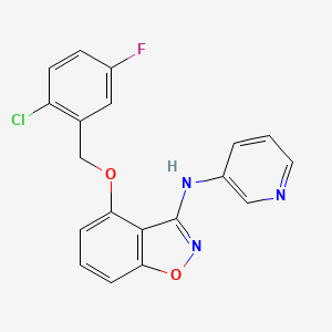 molecular formula C19H13ClFN3O2 B2921485 Sms2-IN-2 CAS No. 2241838-28-6