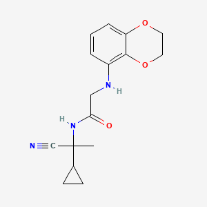 N-(1-cyano-1-cyclopropylethyl)-2-[(2,3-dihydro-1,4-benzodioxin-5-yl)amino]acetamide