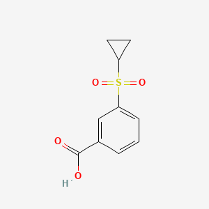 molecular formula C10H10O4S B2921559 3-Cyclopropylsulfonylbenzoic acid CAS No. 1545157-36-5