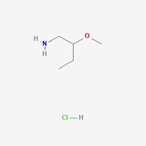 molecular formula C5H14ClNO B2921572 2-Methoxy-1-butanamine hydrochloride CAS No. 1050509-60-8; 89282-64-4