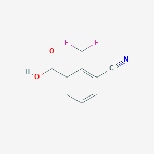 3-Cyano-2-(difluoromethyl)benzoic acid
