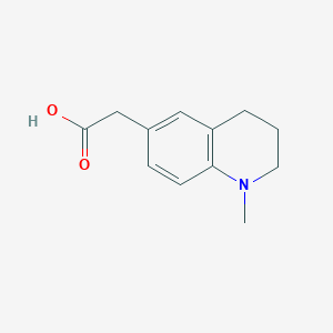 2-(1-Methyl-1,2,3,4-tetrahydroquinolin-6-yl)acetic acid