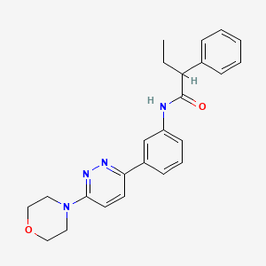 N-(3-(6-morpholinopyridazin-3-yl)phenyl)-2-phenylbutanamide
