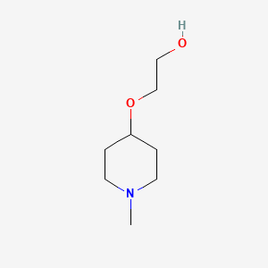 molecular formula C8H17NO2 B2921638 2-(1-Methyl-piperidin-4-yloxy)-ethanol CAS No. 1353983-03-5