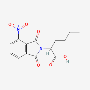 2-(4-nitro-1,3-dioxo-1,3-dihydro-2H-isoindol-2-yl)hexanoic acid