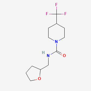 N-(Oxolan-2-ylmethyl)-4-(trifluoromethyl)piperidine-1-carboxamide