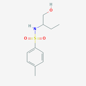 molecular formula C11H17NO3S B2921706 N-[1-(hydroxymethyl)propyl]-4-methylbenzenesulfonamide CAS No. 304460-78-4