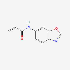 molecular formula C10H8N2O2 B2921734 N-(1,3-苯并恶唑-6-基)丙-2-烯酰胺 CAS No. 2459725-56-3