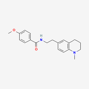 4-methoxy-N-(2-(1-methyl-1,2,3,4-tetrahydroquinolin-6-yl)ethyl)benzamide