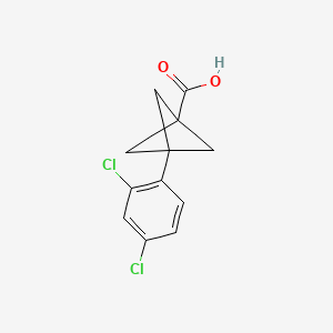 3-(2,4-Dichlorophenyl)bicyclo[1.1.1]pentane-1-carboxylic acid