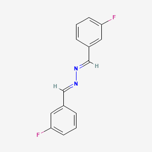 molecular formula C14H10F2N2 B2921802 3,3'-Difluorobenzaldazine CAS No. 1049983-12-1; 15332-10-2