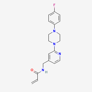 N-({2-[4-(4-fluorophenyl)piperazin-1-yl]pyridin-4-yl}methyl)prop-2-enamide