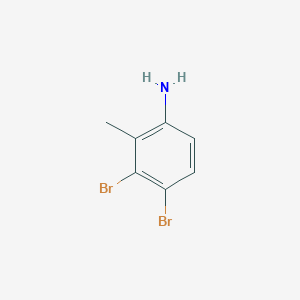 molecular formula C7H7Br2N B2921811 3,4-Dibromo-2-methylaniline CAS No. 858843-50-2