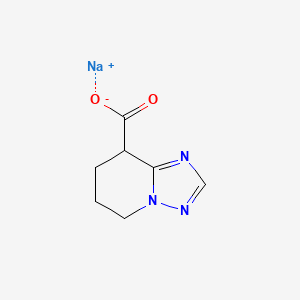 sodium 5H,6H,7H,8H-[1,2,4]triazolo[1,5-a]pyridine-8-carboxylate