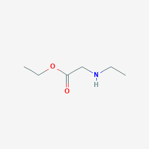 molecular formula C6H13NO2 B2921857 Ethyl 2-(ethylamino)acetate CAS No. 3183-20-8