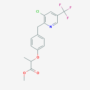 Methyl 2-(4-{[3-chloro-5-(trifluoromethyl)-2-pyridinyl]methyl}phenoxy)propanoate