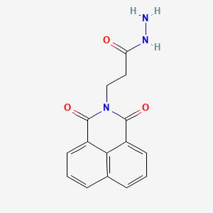 molecular formula C15H13N3O3 B2921880 3-(1,3-dioxo-1H-benzo[de]isoquinolin-2(3H)-yl)propanehydrazide CAS No. 446278-71-3