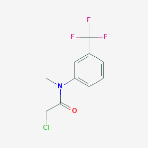 2-chloro-N-methyl-N-[3-(trifluoromethyl)phenyl]acetamide