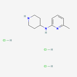 6-Methyl-N-(piperidin-4-yl)pyridin-2-amine trihydrochloride