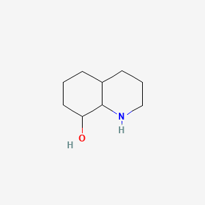 molecular formula C9H17NO B2921950 1,2,3,4,4a,5,6,7,8,8a-Decahydroquinolin-8-ol CAS No. 32258-81-4