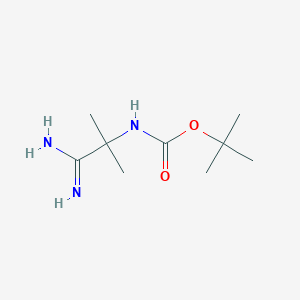 tert-butyl N-(1-carbamimidoyl-1-methylethyl)carbamate