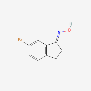 6-Bromo-2,3-dihydro-1h-inden-1-one oxime