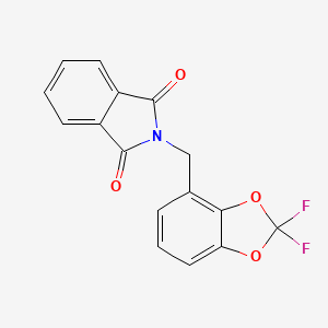 2-[(2,2-Difluoro-2H-1,3-benzodioxol-4-yl)methyl]-2,3-dihydro-1H-isoindole-1,3-dione