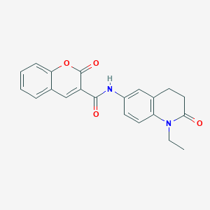 N-(1-ethyl-2-oxo-1,2,3,4-tetrahydroquinolin-6-yl)-2-oxo-2H-chromene-3-carboxamide