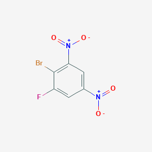 molecular formula C6H2BrFN2O4 B2922033 2-Bromo-1-fluoro-3,5-dinitrobenzene CAS No. 1309832-48-1