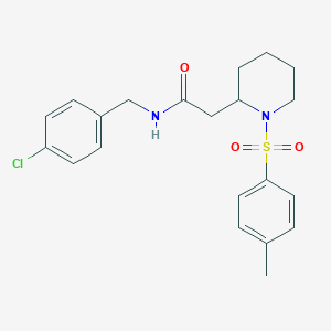 N-(4-chlorobenzyl)-2-(1-tosylpiperidin-2-yl)acetamide