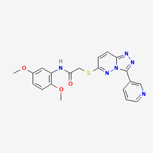N-(2,5-dimethoxyphenyl)-2-((3-(pyridin-3-yl)-[1,2,4]triazolo[4,3-b]pyridazin-6-yl)thio)acetamide